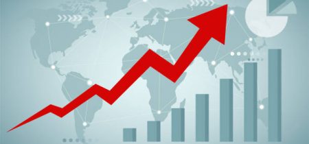Financial growth chart. Gross Domestic Product